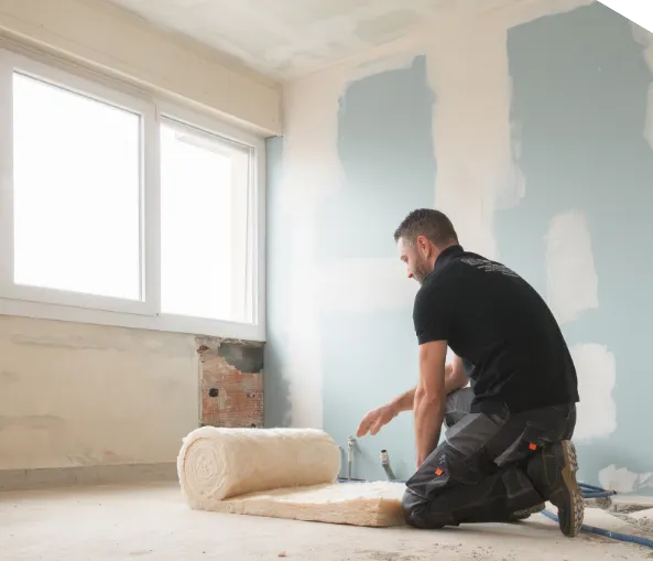 Installation sanitaire pour rénovation complète.