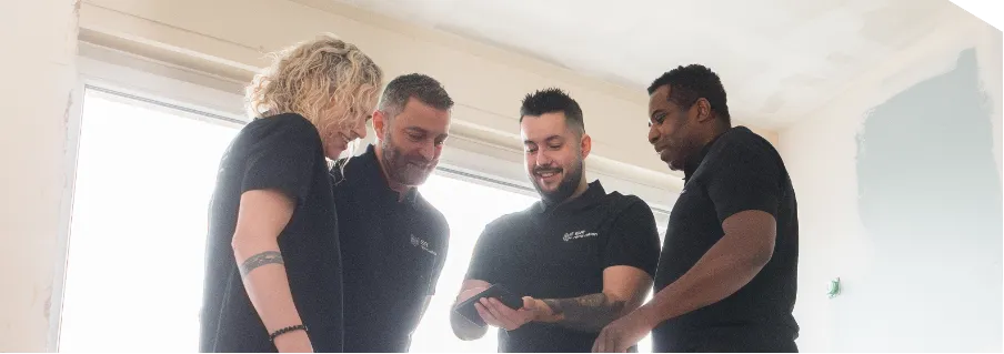 Rénovation intérieure pour division de biens en Savoie.